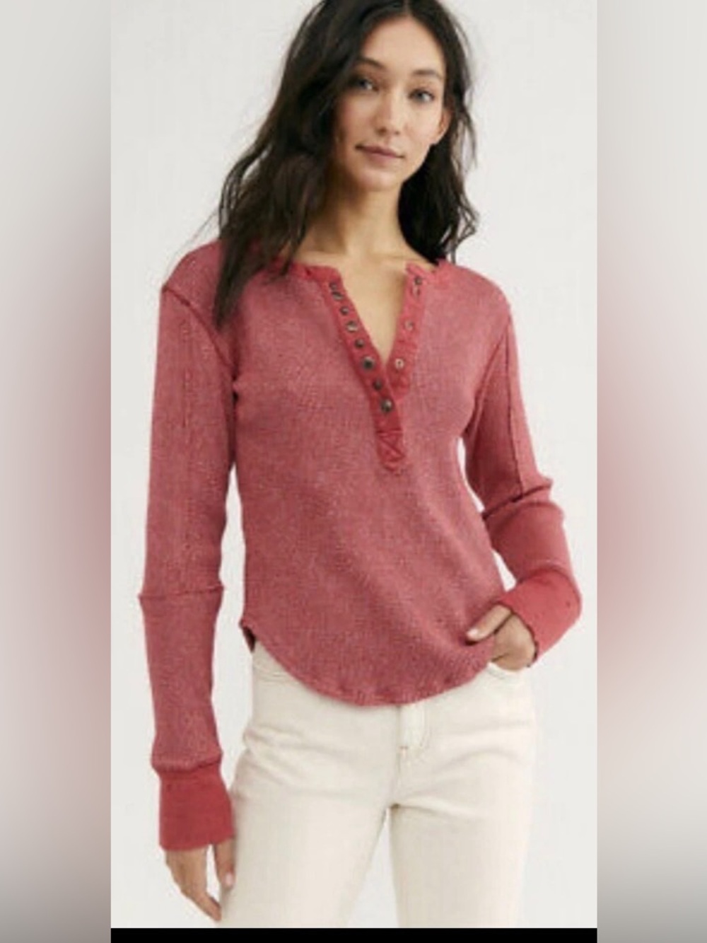 We The Free Everest Waffle Thermal Top